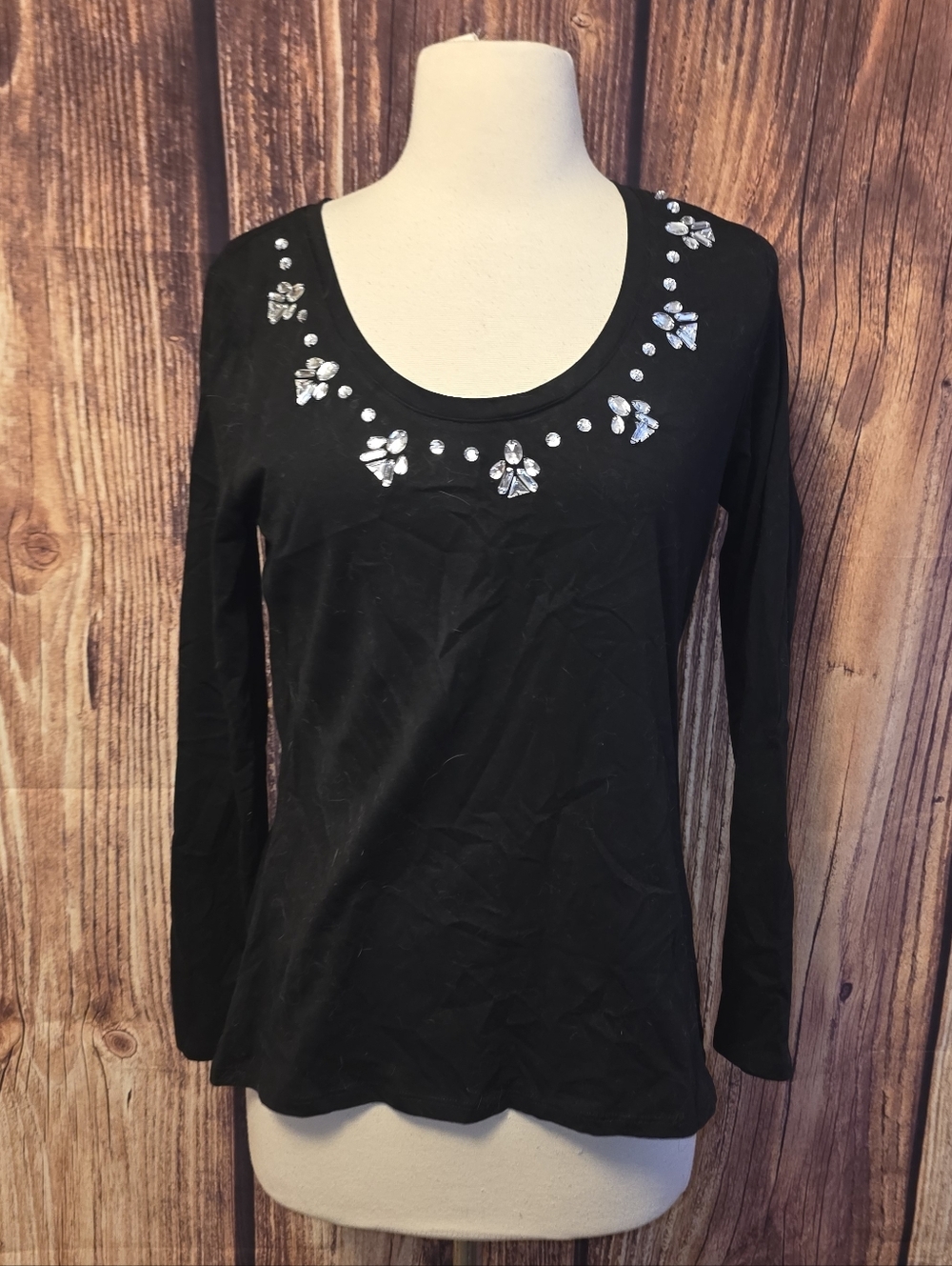 White House Black Market Outlet Top Size S Black